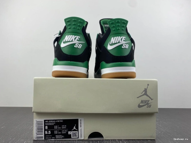  SB Black Green  4 Jordan Retro DR5415-030  0524